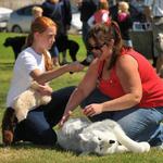 Genete & Katie teach critical care on pets. 